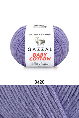 GAZZAL BABY COTTON  3420 Lila 