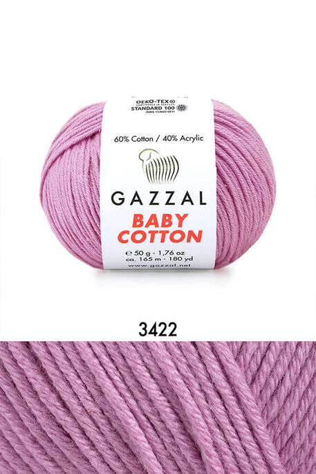 GAZZAL - GAZZAL BABY COTTON 3422 Gül kurusu