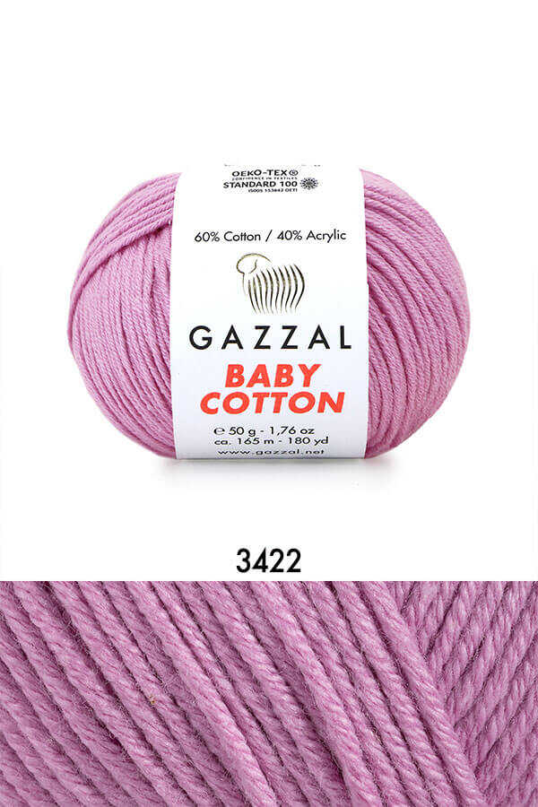 GAZZAL BABY COTTON  3422 Gül kurusu