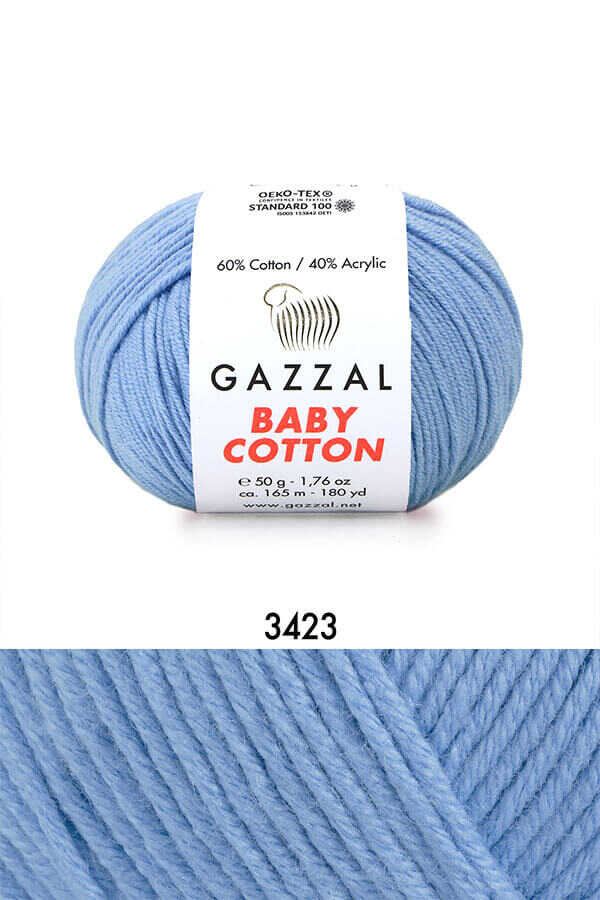 GAZZAL BABY COTTON  3423 Bebe Mavi