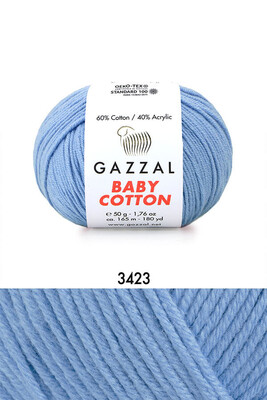 GAZZAL BABY COTTON  3423 Bebe Mavi 