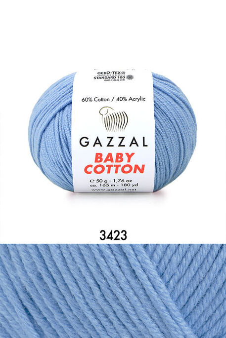 GAZZAL BABY COTTON 3423 Bebe Mavi - 1
