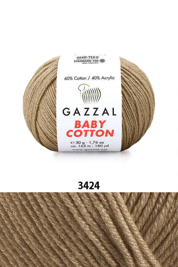 GAZZAL BABY COTTON  3424 Kamel