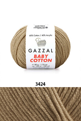 GAZZAL BABY COTTON  3424 Kamel 