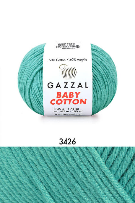 GAZZAL - GAZZAL BABY COTTON 3426 Yeşil
