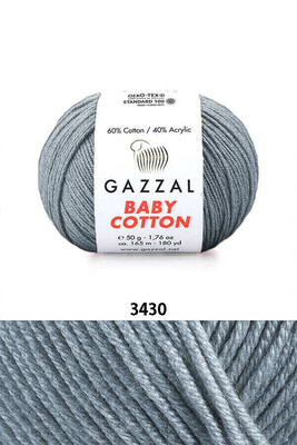 GAZZAL BABY COTTON  3430 Gri 