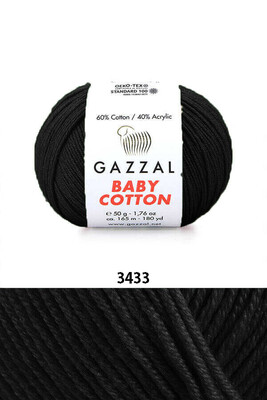 GAZZAL BABY COTTON  3433 Siyah 