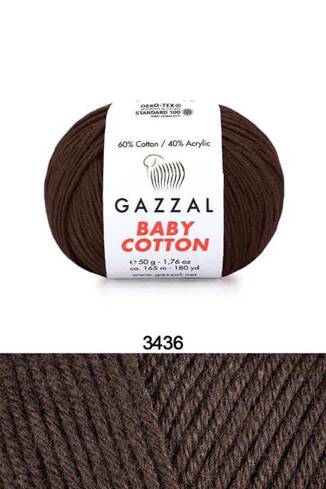 GAZZAL BABY COTTON 3436 Kahverengi - 1