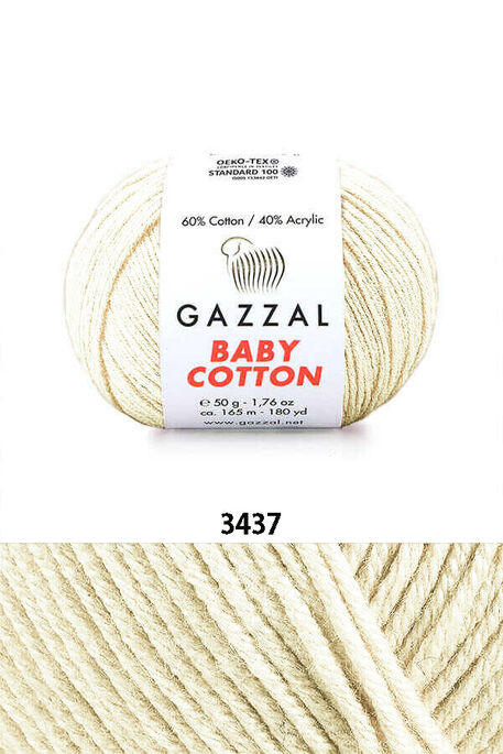 GAZZAL - GAZZAL BABY COTTON 3437 Krem