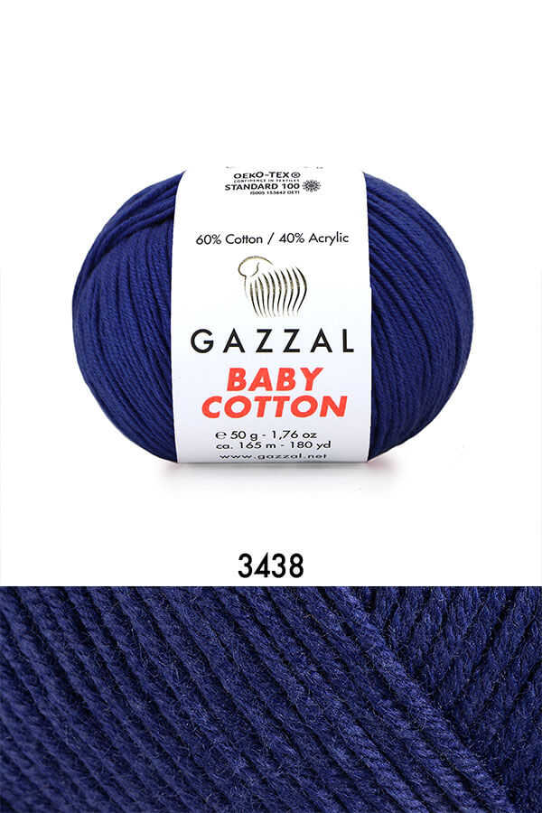 GAZZAL BABY COTTON  3438 Gece Mavi