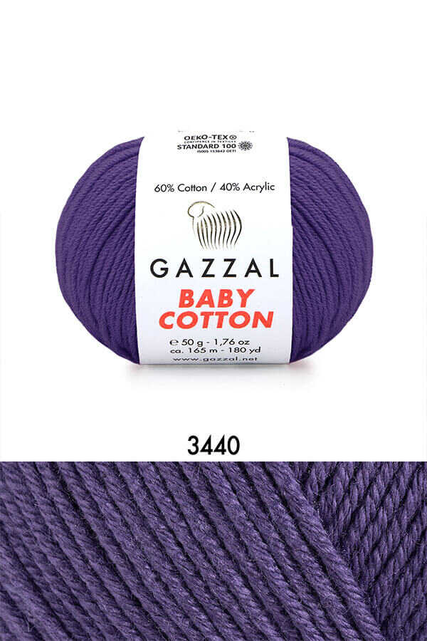 GAZZAL BABY COTTON  3440 Mor