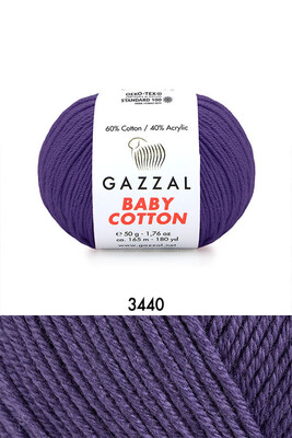 GAZZAL BABY COTTON  3440 Mor 