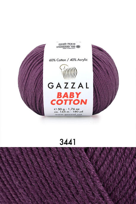 GAZZAL BABY COTTON 3441 Mürdüm - 1