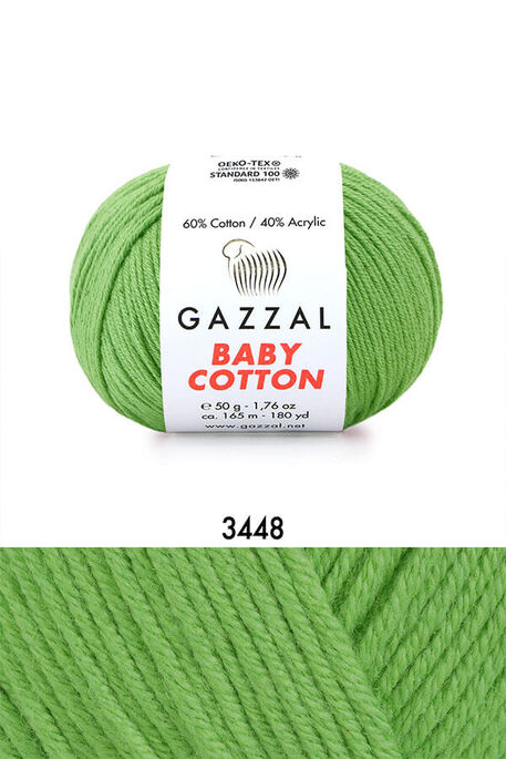 GAZZAL - GAZZAL BABY COTTON 3448 Yeşil