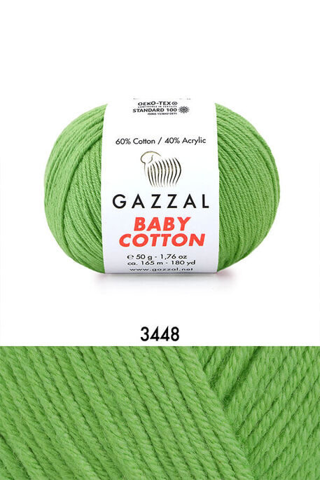 GAZZAL BABY COTTON  3448 Yeşil - 1