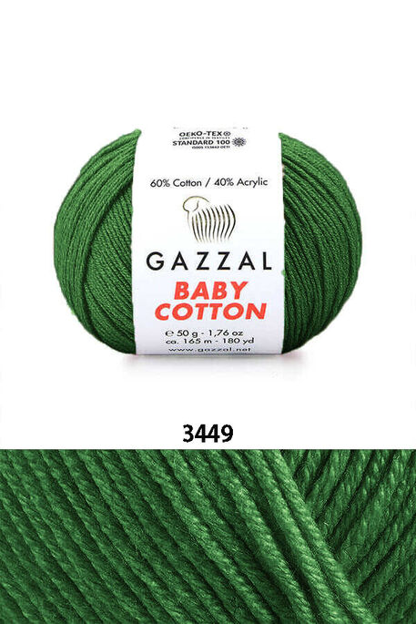 GAZZAL - GAZZAL BABY COTTON 3449 Çam