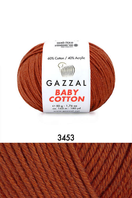 GAZZAL - GAZZAL BABY COTTON 3453 Kiremit