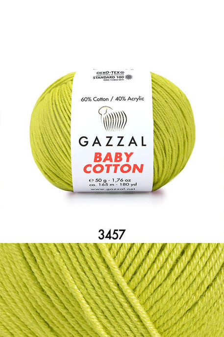 GAZZAL BABY COTTON 3457 Fıstık Yeşili - 1