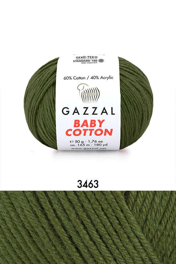 GAZZAL BABY COTTON  3463 Haki
