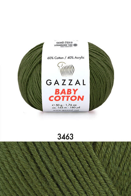 GAZZAL BABY COTTON  3463 Haki - 1