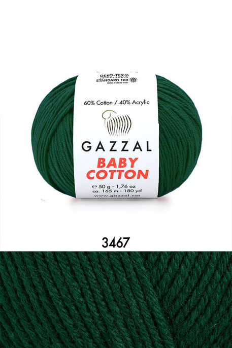 GAZZAL - GAZZAL BABY COTTON 3467 Zümrüt