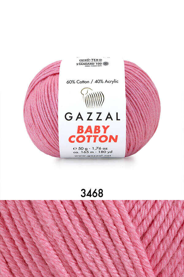 GAZZAL BABY COTTON  3468 Pembe