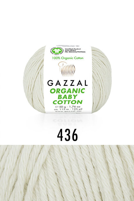 GAZZAL - GAZZAL ORGANIC BABY COTTON 436 Krem