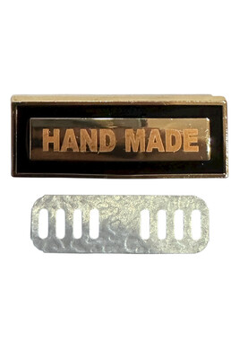  - HAND MADE METAL GOLD SİYAH ÇERÇEVELİ