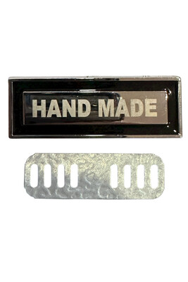  - HAND MADE METAL GÜMÜŞ SİYAH ÇERÇEVELİ