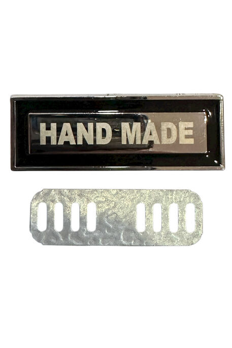  - HAND MADE METAL GÜMÜŞ SİYAH ÇERÇEVELİ