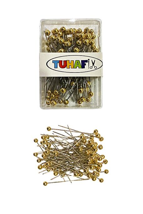 TUHAFIX - HDF 131-A TERZİ İĞNESİ 4X38MM ALTIN 72,Lİ
