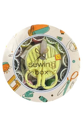 HDF 154 TENEKE KUTU DİKİŞ SETİ YUVARLAK - Thumbnail