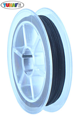  - HDF 186 PARAŞÜT İPİ 13 MT SİYAH