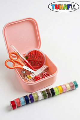  - HDF 191 KARE MODEL DİKİŞ SETİ PEMBE