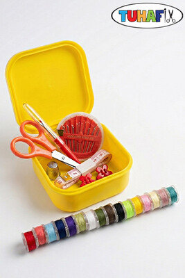  - HDF 191 KARE MODEL DİKİŞ SETİ SARI