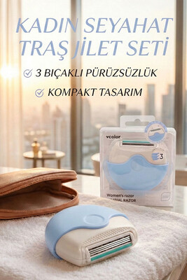 HDF 214 SEYEHAT TRAŞ JİLET SETİ MAVİ - Thumbnail