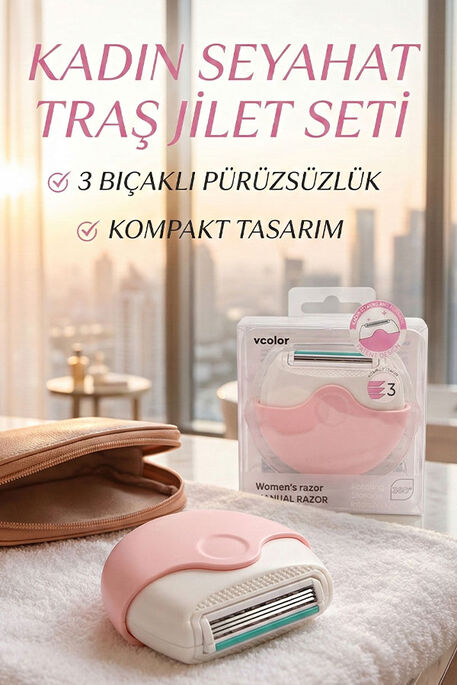  - HDF 214 SEYEHAT TRAŞ JİLET SETİ PUDRA