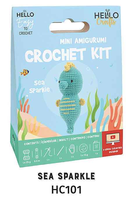 HELLO CRAFTS TIĞ İŞİ MİNİ AMİGURUMİ KİTİ HC101 - 1