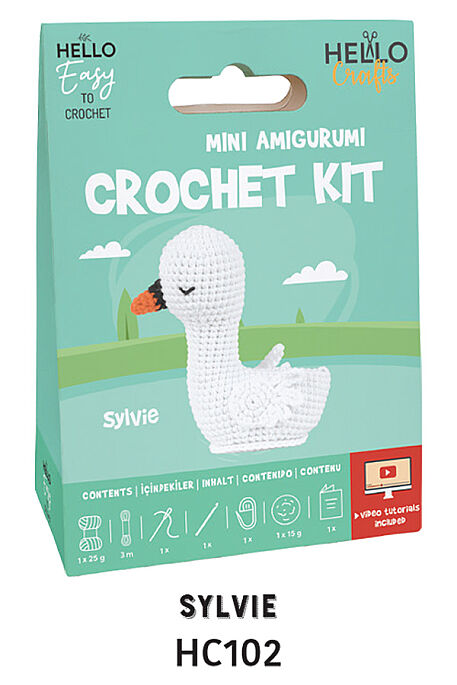 HELLO CRAFTS TIĞ İŞİ MİNİ AMİGURUMİ KİTİ HC102 - 1