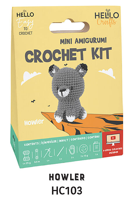 HELLO CRAFTS TIĞ İŞİ MİNİ AMİGURUMİ KİTİ HC103 - 1