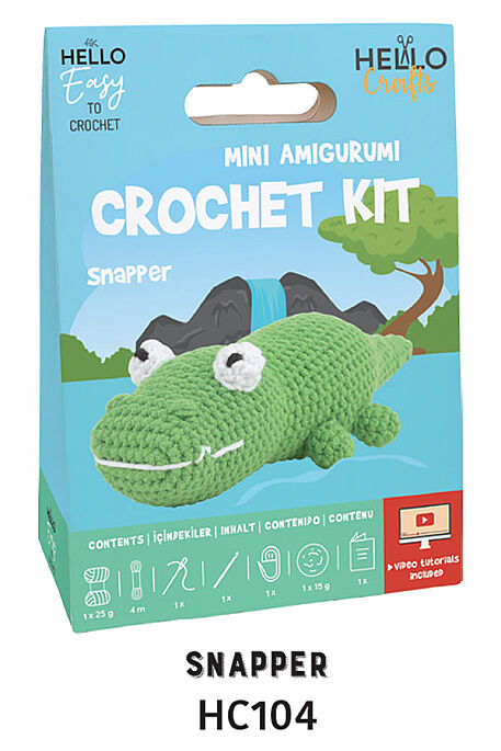 HELLO CRAFTS TIĞ İŞİ MİNİ AMİGURUMİ KİTİ HC104 - 1
