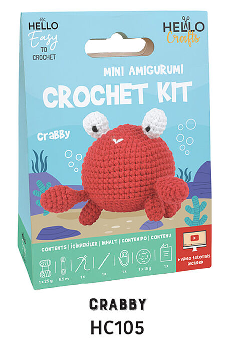 HELLO CRAFTS TIĞ İŞİ MİNİ AMİGURUMİ KİTİ HC105 - 1