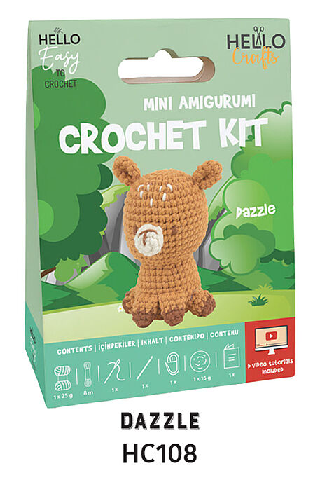 HELLO CRAFTS TIĞ İŞİ MİNİ AMİGURUMİ KİTİ HC108 - 1