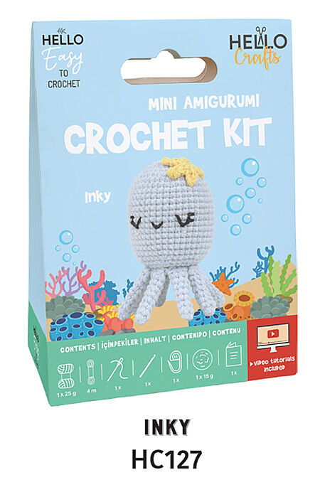 HELLO CRAFTS TIĞ İŞİ MİNİ AMİGURUMİ KİTİ HC127 - 1