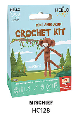 HELLO CRAFTS TIĞ İŞİ MİNİ AMİGURUMİ KİTİ HC128