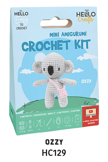 HELLO CRAFTS TIĞ İŞİ MİNİ AMİGURUMİ KİTİ HC129 - 1