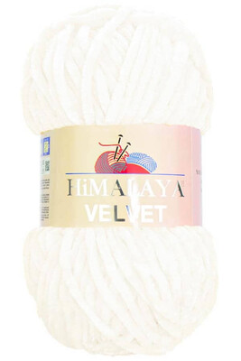HİMALAYA VELVET 90001 Beyaz