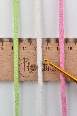 HOBİTU BÜKLÜM MAKROME TARAMA İP 163 TURKUAZ - Thumbnail