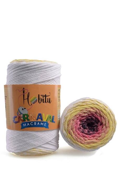 HOBİTU YARNS - HOBİTU CARNAVAL MACRAME 520