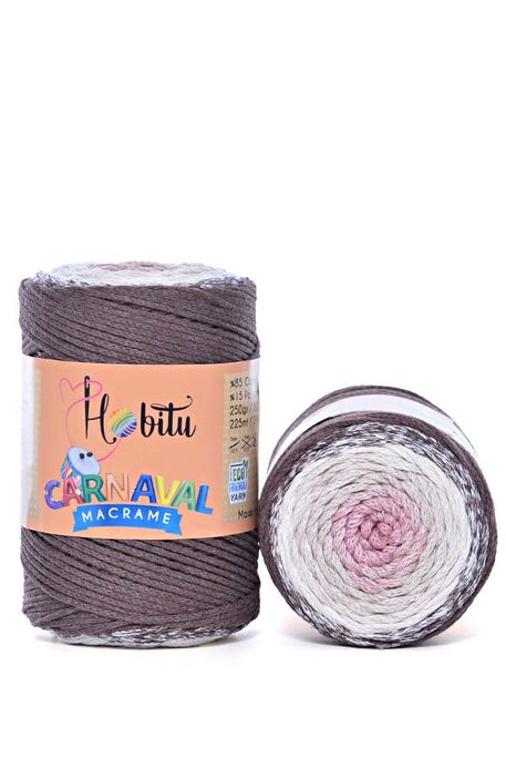 HOBİTU YARNS - HOBİTU CARNAVAL MACRAME 8002